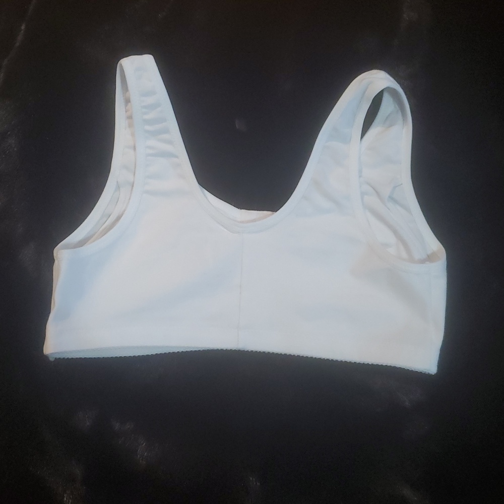 AMOENA FRANCES SOFT CUP COTTON LEISURE FRONT CLOSURE BRA /WHITE/SZ:S,M,XL - Picture 8 of 12